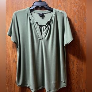 Jones New York, Moss Green, XL, Woman’s Shirt